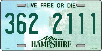 NH license plate 3622111