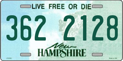 NH license plate 3622128