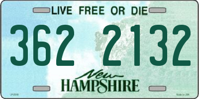 NH license plate 3622132