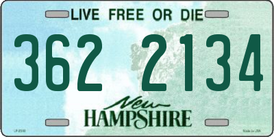 NH license plate 3622134