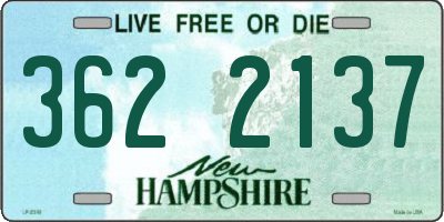 NH license plate 3622137