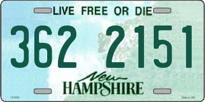 NH license plate 3622151
