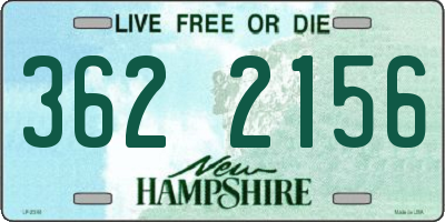 NH license plate 3622156