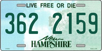 NH license plate 3622159