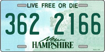 NH license plate 3622166