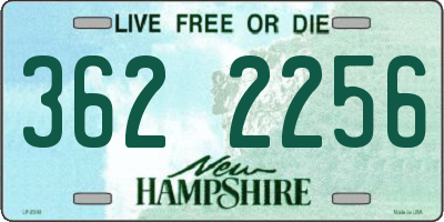 NH license plate 3622256