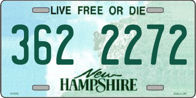 NH license plate 3622272