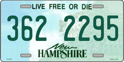 NH license plate 3622295