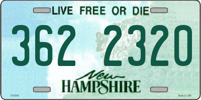 NH license plate 3622320