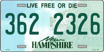 NH license plate 3622326