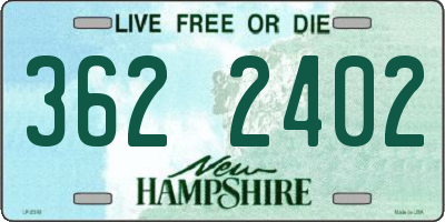 NH license plate 3622402