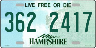 NH license plate 3622417