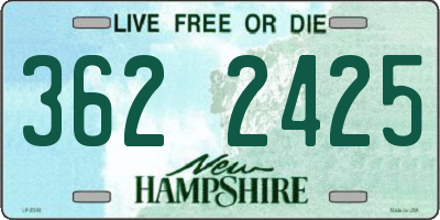 NH license plate 3622425
