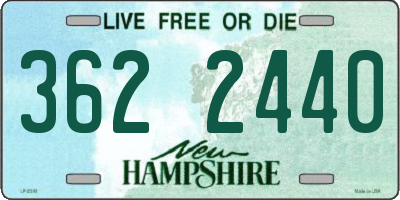 NH license plate 3622440
