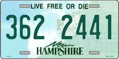 NH license plate 3622441