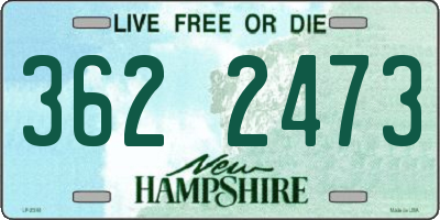 NH license plate 3622473