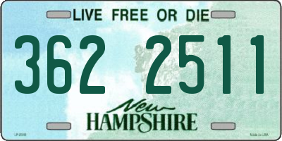 NH license plate 3622511