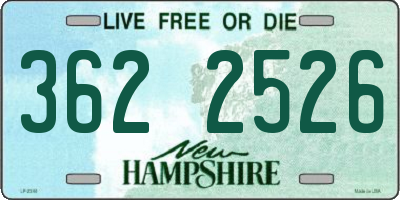 NH license plate 3622526