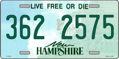 NH license plate 3622575