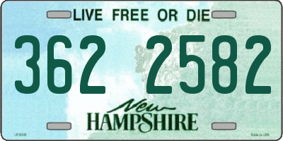 NH license plate 3622582