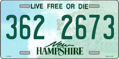 NH license plate 3622673