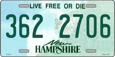 NH license plate 3622706