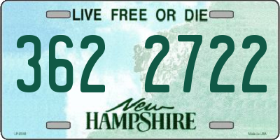 NH license plate 3622722