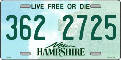 NH license plate 3622725