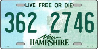 NH license plate 3622746