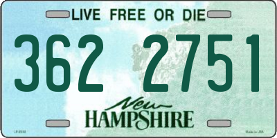 NH license plate 3622751
