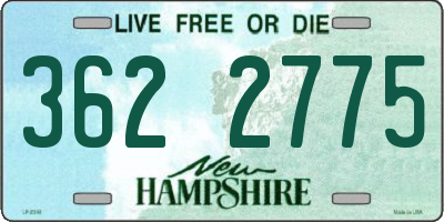 NH license plate 3622775