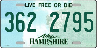 NH license plate 3622795