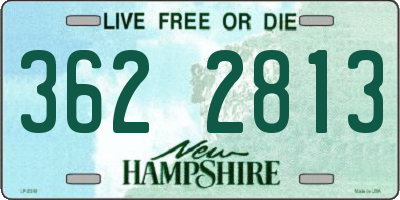 NH license plate 3622813