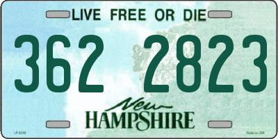 NH license plate 3622823