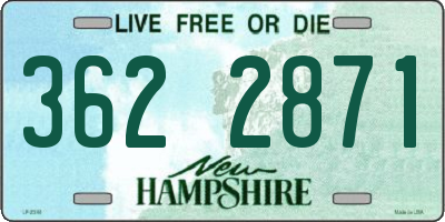 NH license plate 3622871