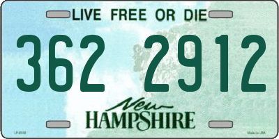 NH license plate 3622912