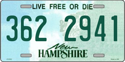 NH license plate 3622941