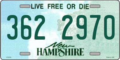 NH license plate 3622970