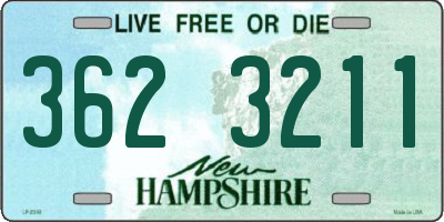 NH license plate 3623211