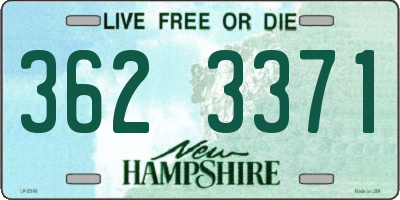 NH license plate 3623371