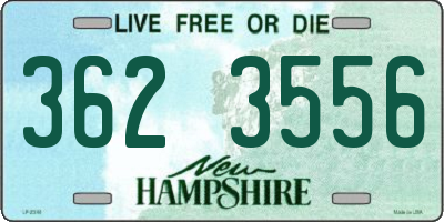 NH license plate 3623556
