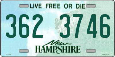 NH license plate 3623746