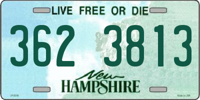 NH license plate 3623813
