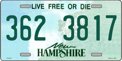 NH license plate 3623817