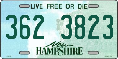NH license plate 3623823