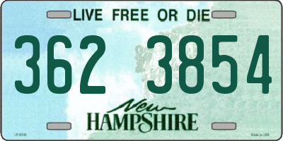NH license plate 3623854