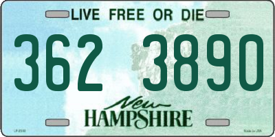 NH license plate 3623890