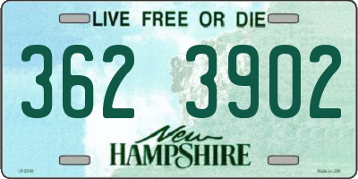 NH license plate 3623902