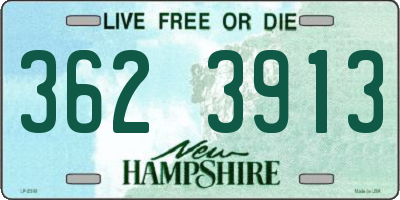 NH license plate 3623913