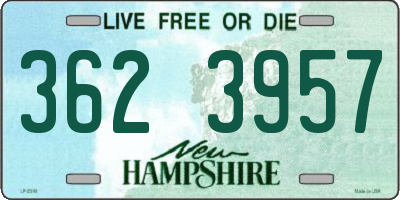 NH license plate 3623957